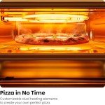 Chefman Pizza Oven for 12-Inch Pizzas, 800°F