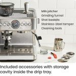 Chefman 15 Bar Espresso Machine with Grinder