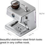 Chefman 15 Bar Espresso Machine with Grinder