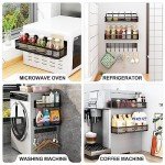 Magnetic Spice Rack Organizer for Refrigerator - 3 Pack