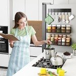 Magnetic Spice Rack Organizer for Refrigerator - 3 Pack