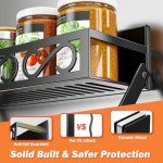 Magnetic Spice Rack for Refrigerator - 3 Pack