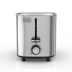 BLACK+DECKER 2-Slice Stainless Steel Toaster with 7 Settings