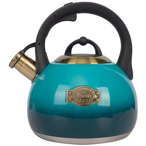 Stovetop Whistling Tea Kettle, 3.1 Quart