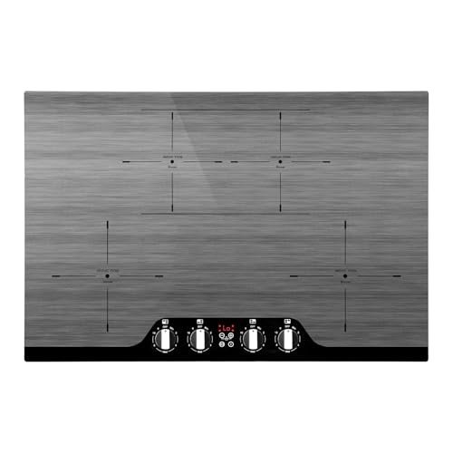 30-Inch Electric Induction Cooktop with 4 Burners