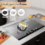 30-Inch Electric Induction Cooktop with 4 Burners