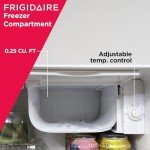 Frigidaire Retro Black Mini Refrigerator 1.6 Cu Ft