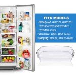 2 Pack Refrigerator Door Bin Shelf for Whirlpool