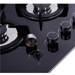 Deli-kit® 24” Dual Fuel Gas Cooktop 4 Burners