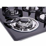 Deli-kit® 24” Dual Fuel Gas Cooktop 4 Burners