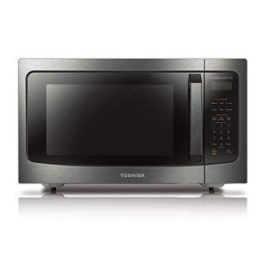 TOSHIBA Inverter Countertop Microwave Oven - Black Steel
