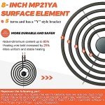Electric Range Burner Element Set by Beaquicy