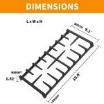 GE Stove Center Grate Replacement - Cast Iron