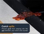 Silicone Stove Gap Covers (2 Pack) - Black