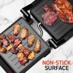 Elite Gourmet Multifunctional Compact Panini Press