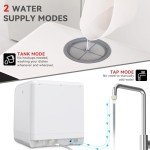 Compact Countertop Dishwasher with 5 Wash Programs