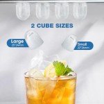 Portable Self-Cleaning Ice Maker Machine - Coal Black