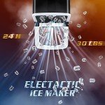 Electric Countertop Ice Maker - 30 lbs/day