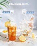 HOMEZAY Portable Ice Maker - 9 Cubes in 6 Mins