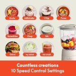 Bella 10-Speed Compact Blender & Juicer