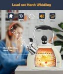 2 Quart Stainless Steel Whistling Tea Kettle