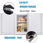 Antarctic Star 3.0 Cu.ft Compact Mini Freezer