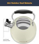 2 Quart Stainless Steel Whistling Tea Kettle