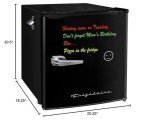 Frigidaire 1.6 Cu Ft Black Compact Dorm Fridge