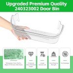 2-Pack Refrigerator Door Bin Shelves with Can Organizers