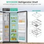 Whirlpool 17.5" x 13" Glass Refrigerator Shelf
