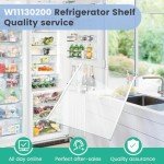 Whirlpool 17.5" x 13" Glass Refrigerator Shelf