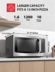 TOSHIBA 1.6 Cu.ft Stainless Steel Microwave Oven