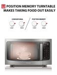 TOSHIBA 1.6 Cu.ft Stainless Steel Microwave Oven