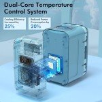 CALEN Mini Fridge for Skincare and Beverages