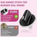MIFLUS 5-Pack Stove Knobs for Bosch Cooktops