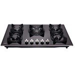 30-Inch 5-Burner Gas Stovetop with Glass Surface