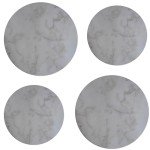 White Marble Electric Stove Burner Covers for Counter Space