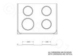 Range Burner Chrome Drip Pans for Electric Stoves