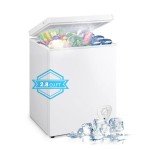 Rosmena 2.8 Cu. Ft. Compact Chest Freezer with Basket