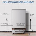 Commercial Stainless Steel Ice Maker, 100Lbs/Day