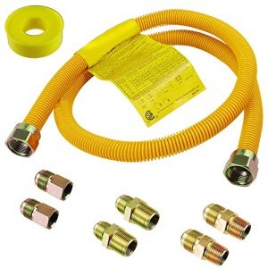 Flexible Gas Line Kit for Dryer and Stove