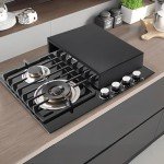 Stainless Steel Gas Stove Top Cover - Retractable