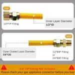 Flexible Gas Line Kit for Dryer and Stove