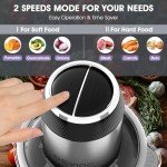 Mini Food Processor & Meat Grinder with Bowls