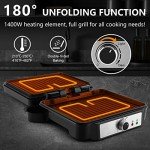 MONXOOK 4-Slice Non-Stick Panini Press Grill
