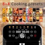 WHUTO 6QT LED Digital Air Fryer Oven