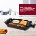 Elite Gourmet Electric Griddle with Cool-Touch Handles
