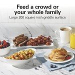 Hamilton Beach Nonstick Electric Griddle with Adjustable Temp