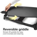 Hamilton Beach Nonstick Electric Griddle with Adjustable Temp