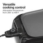 Hamilton Beach Nonstick Electric Griddle with Adjustable Temp